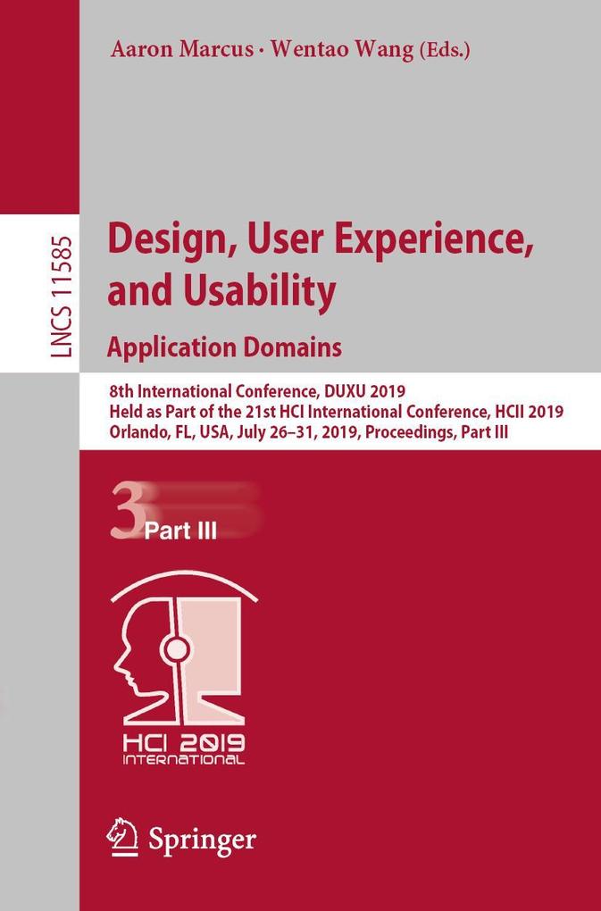 Design User Experience and Usability. Application Domains