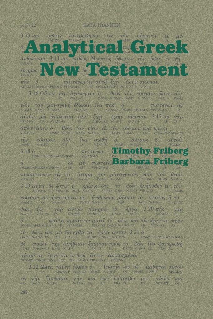 Analytical Greek New Testament