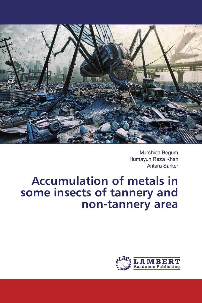 Accumulation of metals in some insects of tannery and non-tannery area