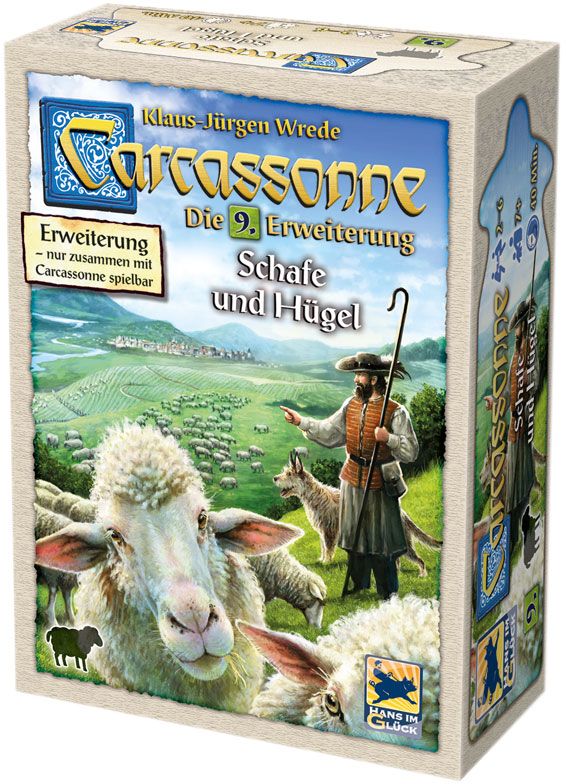 Hans im Glück - Carcassonne - Schafe und Hügel 9. Erweiterung