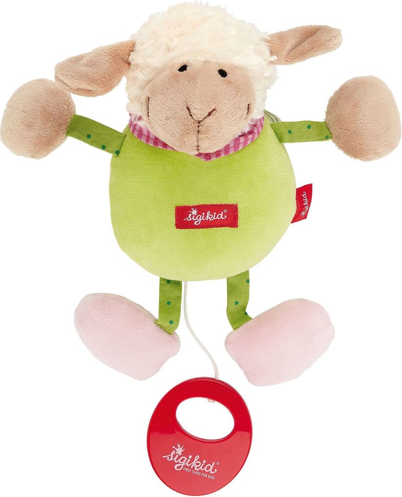 sigikid 49310 - Spieluhr Schaf grün Kinderbunt