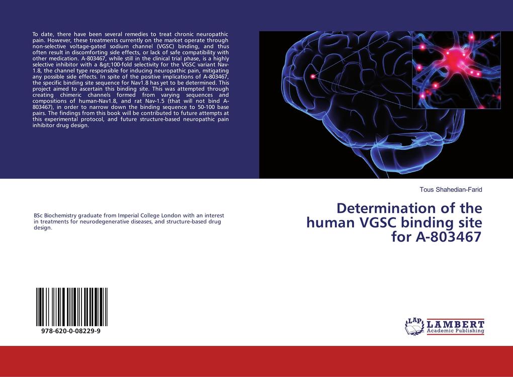 Determination of the human VGSC binding site for A-803467