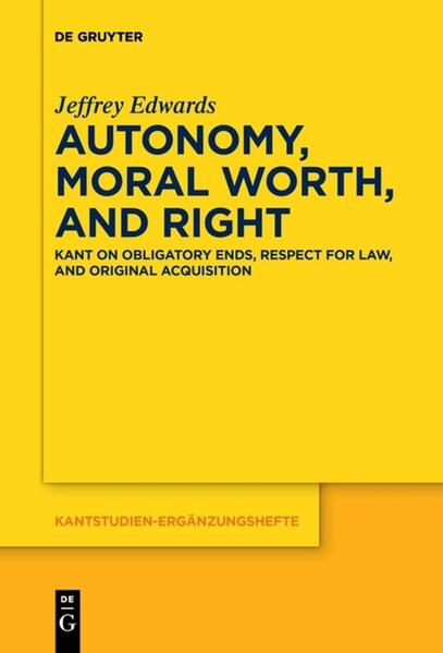 Autonomy Moral Worth and Right