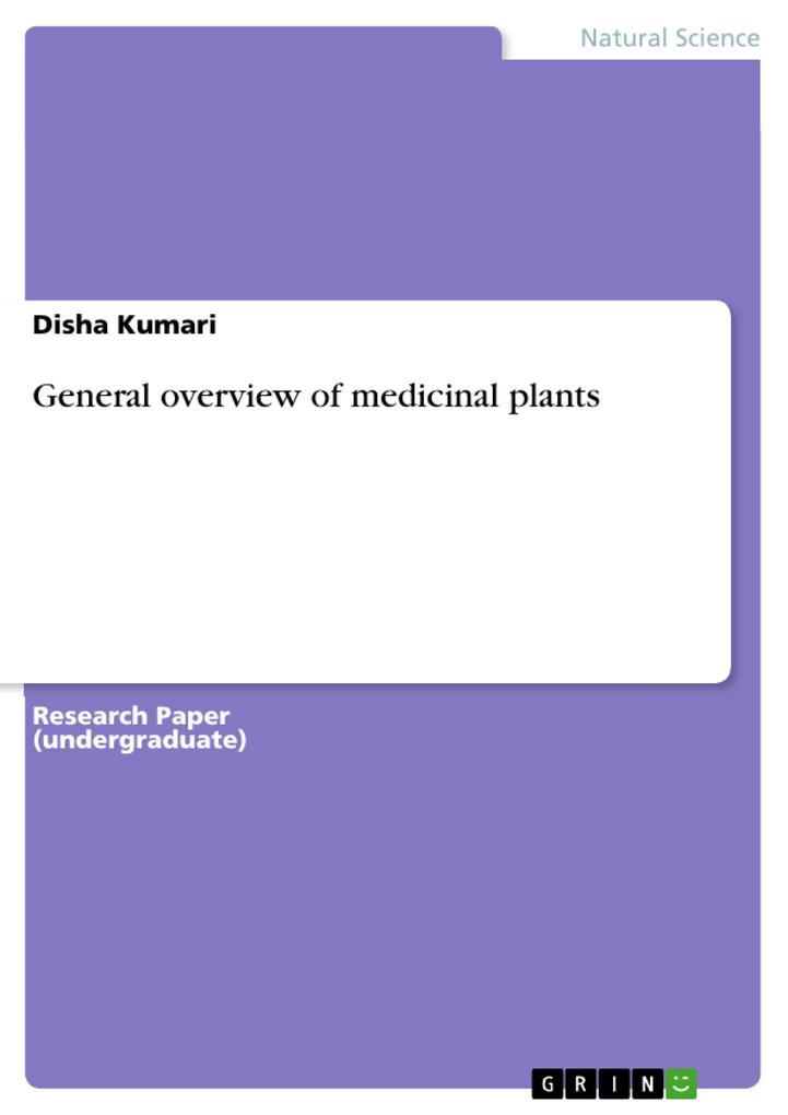 General overview of medicinal plants