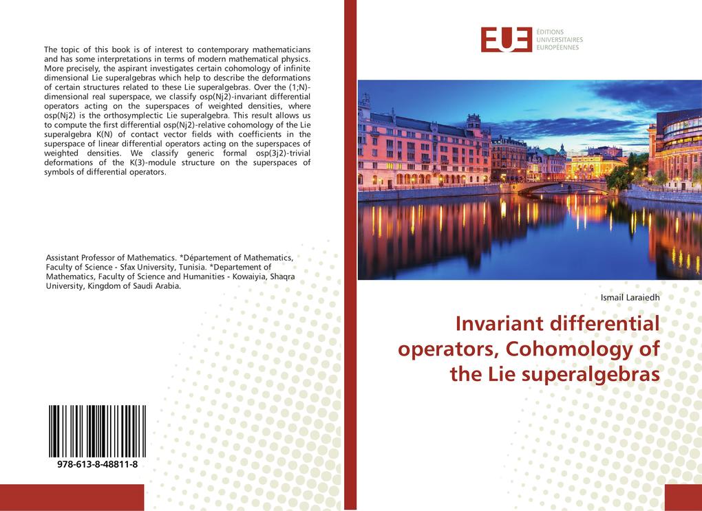 Invariant differential operators Cohomology of the Lie superalgebras