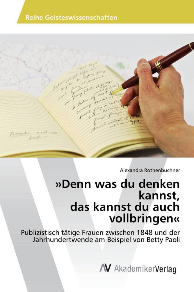 'Denn was du denken kannst das kannst du auch vollbringen'