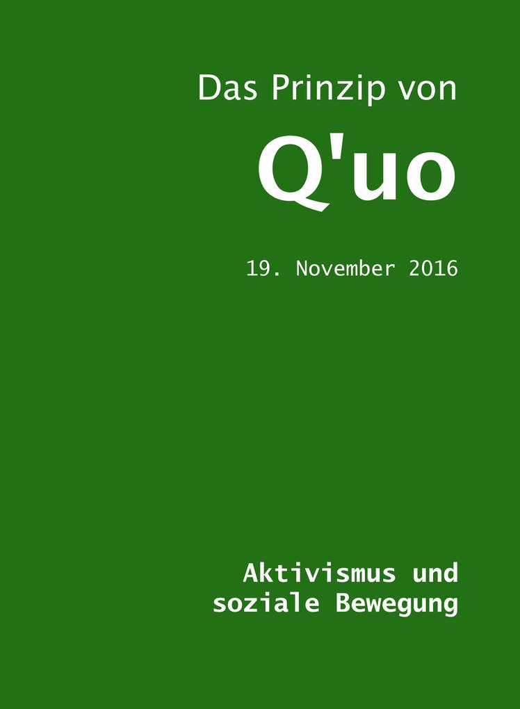 Das Prinzip von Q‘uo (19. November 2016)