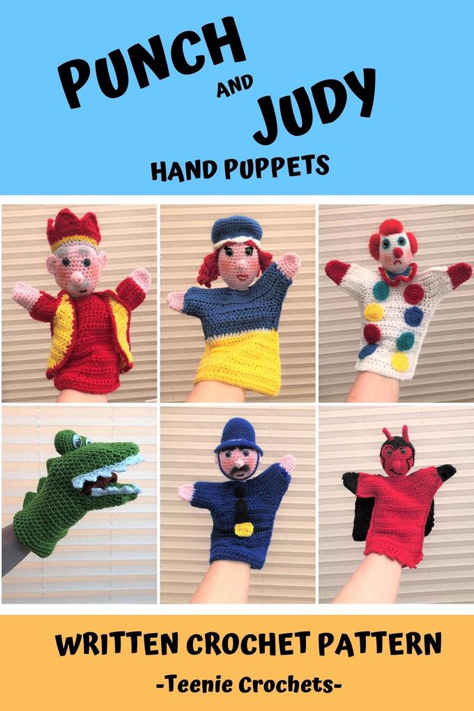 Punch and Judy Hand Puppets - Written Crochet Patterns