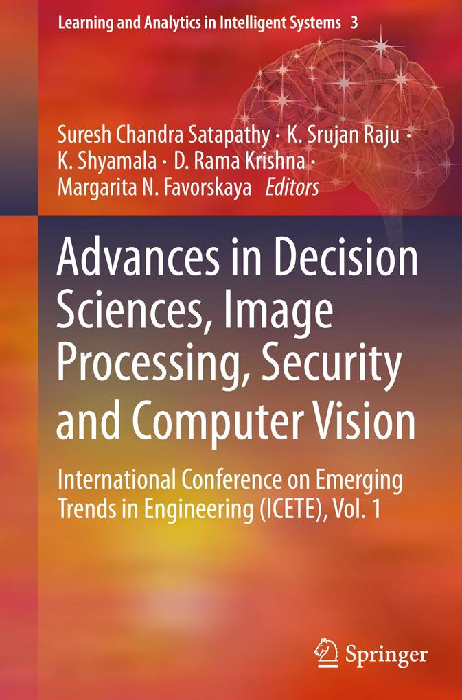 Advances in Decision Sciences Image Processing Security and Computer Vision