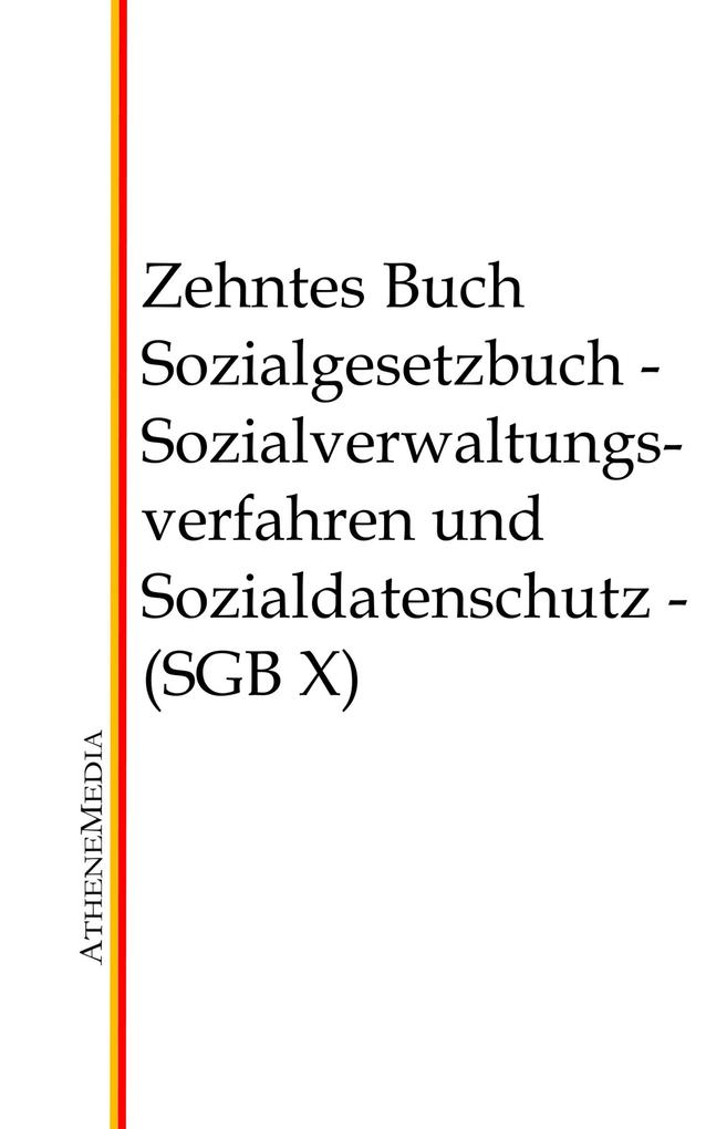 Sozialgesetzbuch - Zehntes Buch