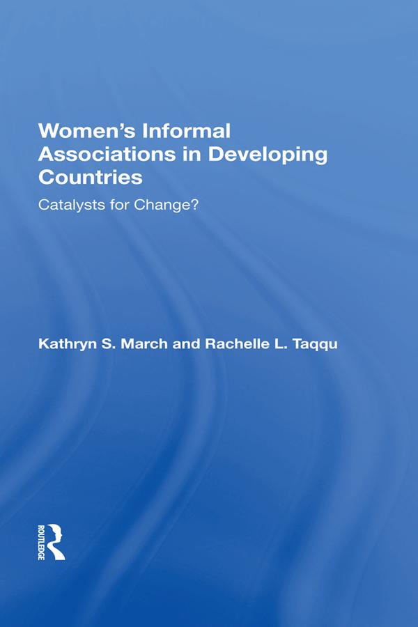 Women‘s Informal Associations In Developing Countries