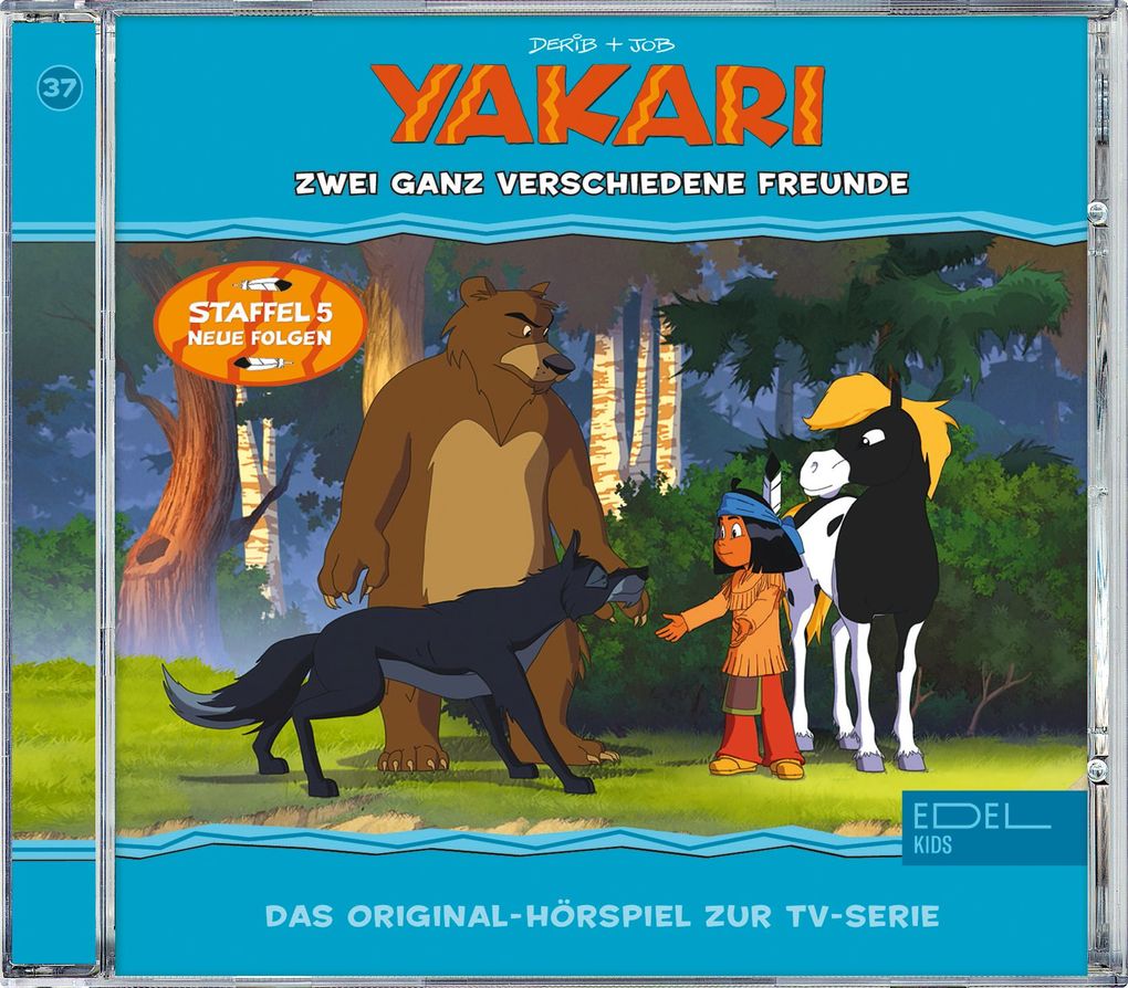Image of Yakari - Yakari-Verschiedene Freunde (37)-Hörspiel - (CD)