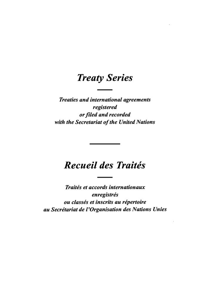 Treaty Series 1663 / Recueil des Traités 1663