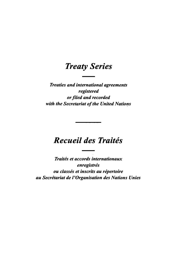 Treaty Series 1692 / Recueil des Traités 1692