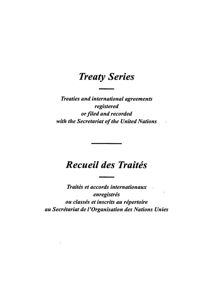Treaty Series 1681 / Recueil des Traités 1681