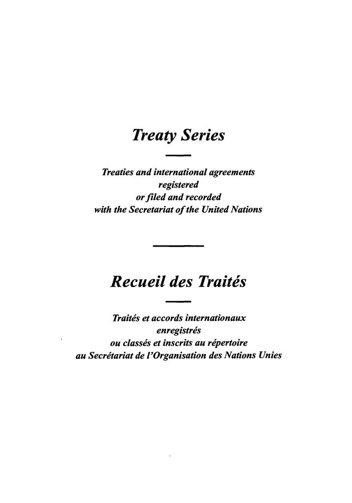 Treaty Series 1682 / Recueil des Traités 1682