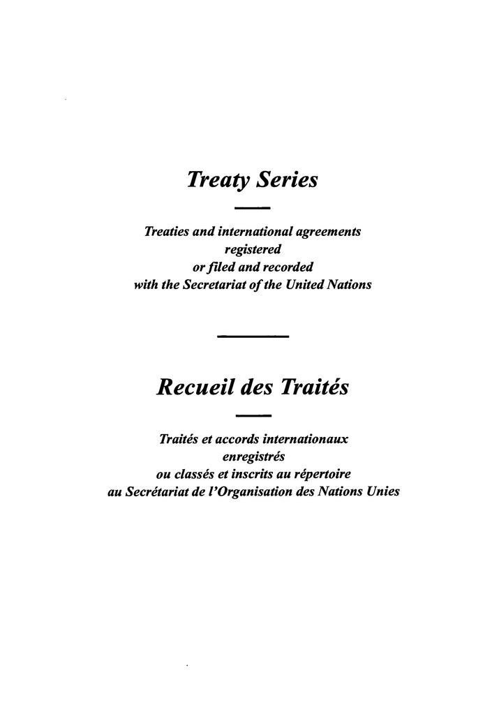 Treaty Series 1659 / Recueil des Traités 1659