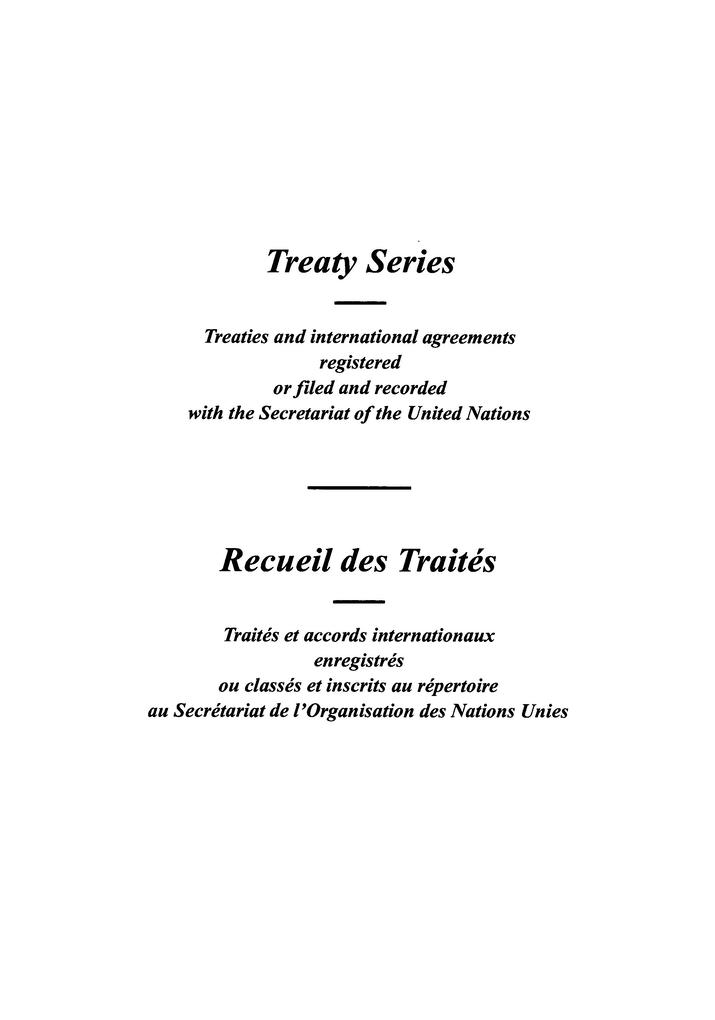 Treaty Series 1727 / Recueil des Traités 1727