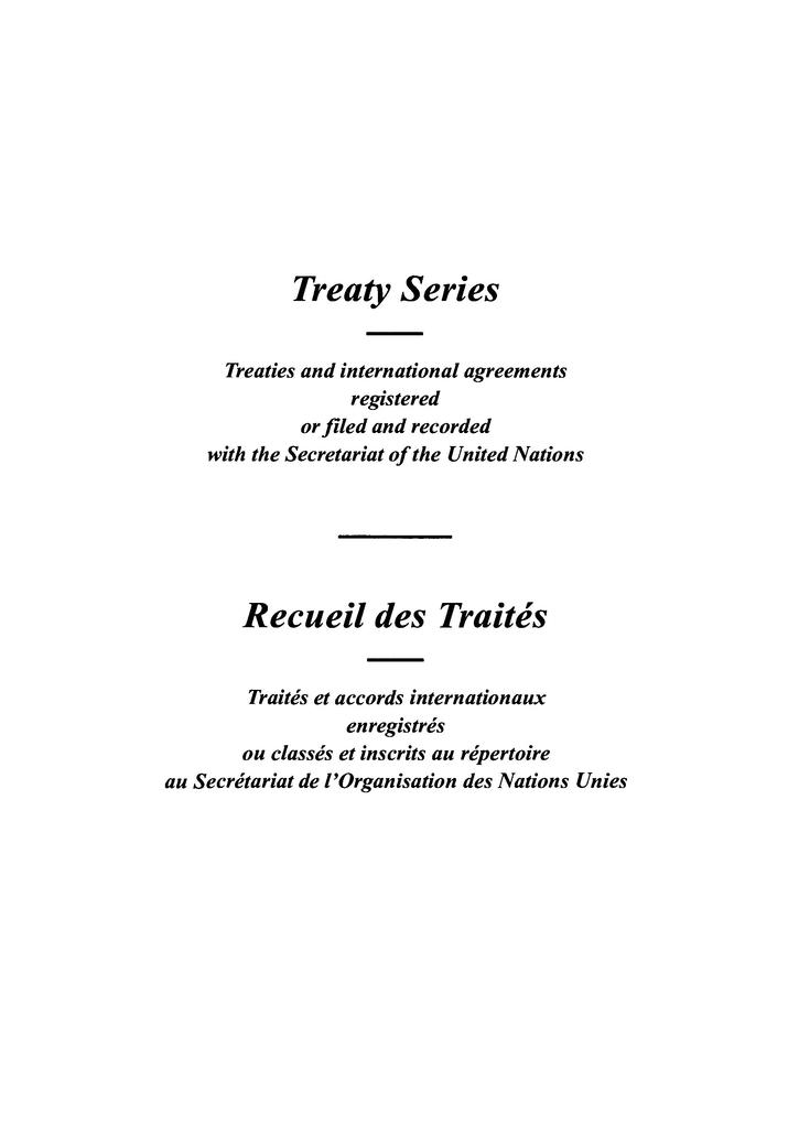 Treaty Series 1732 / Recueil des Traités 1732