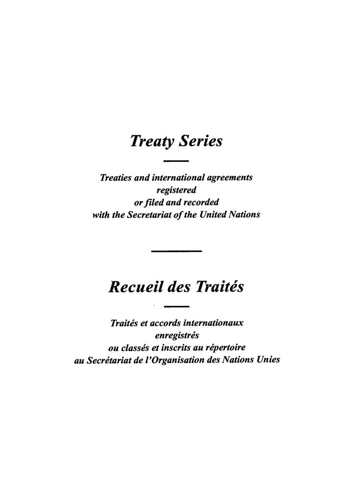 Treaty Series 1669 / Recueil des Traités 1669