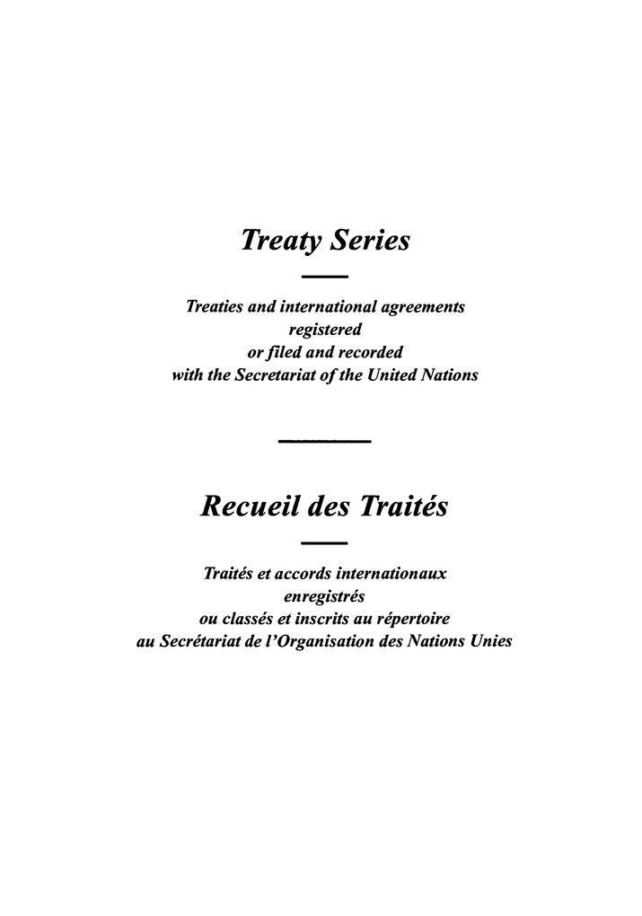 Treaty Series 1684 / Recueil des Traités 1684