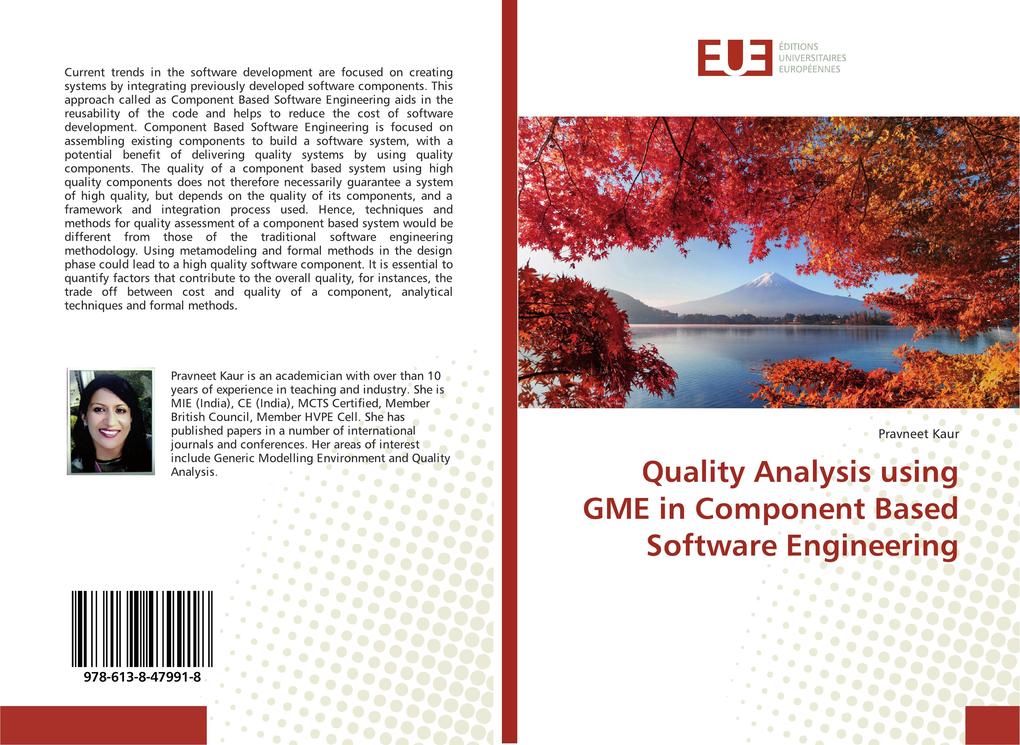 Quality Analysis using GME in Component Based Software Engineering