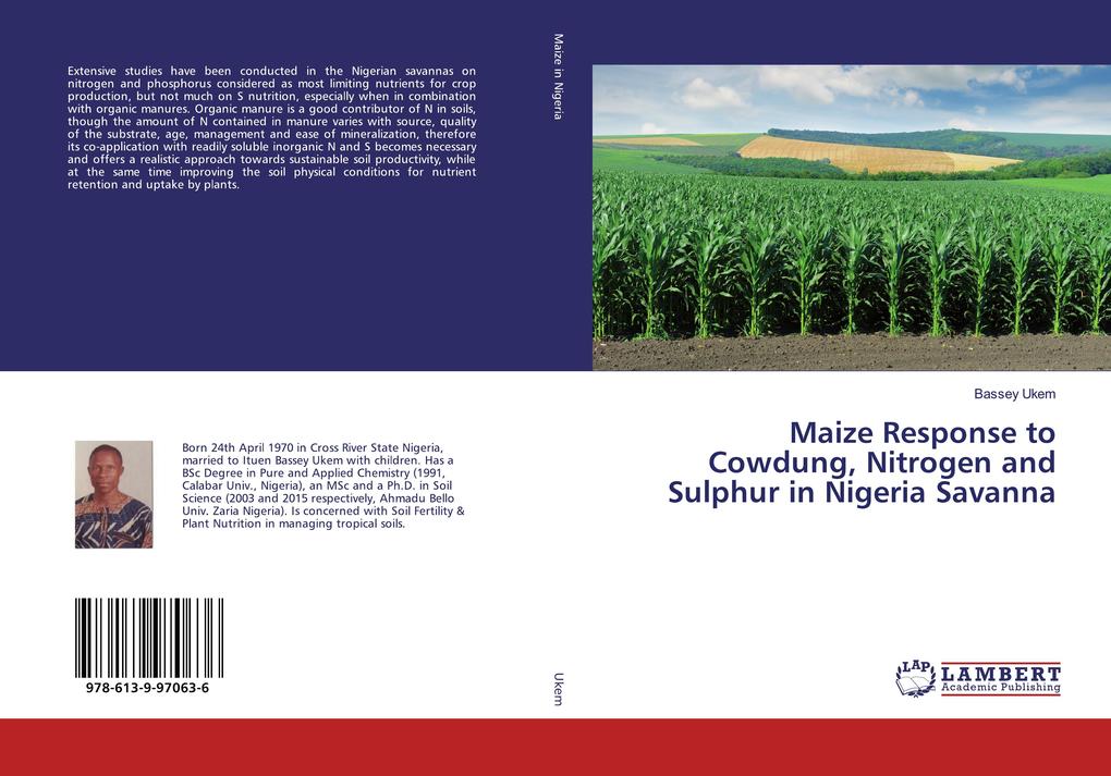 Maize Response to Cowdung Nitrogen and Sulphur in Nigeria Savanna