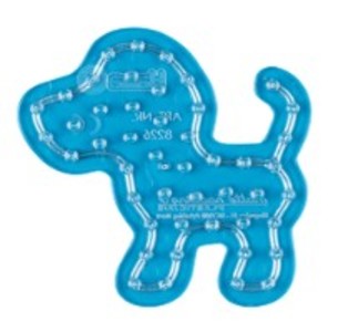 Hama 8226 - Stiftplatte Kleiner Hund Stiftplatte für 47 Maxi-Bügelperlen