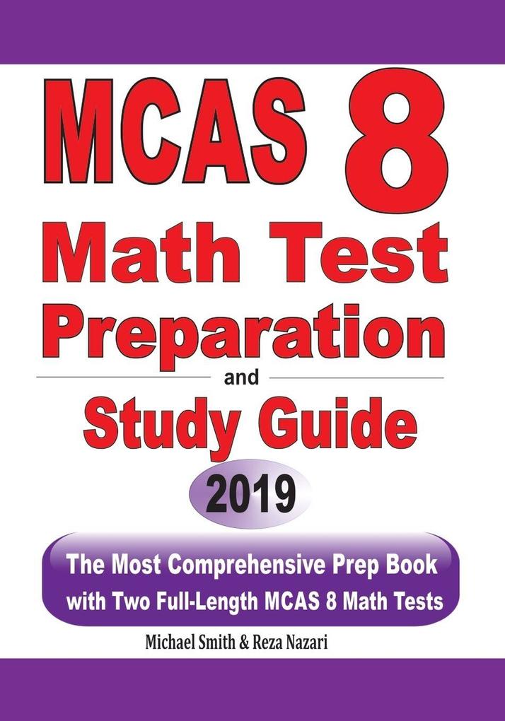 MCAS 8 Math Test Preparation and study guide
