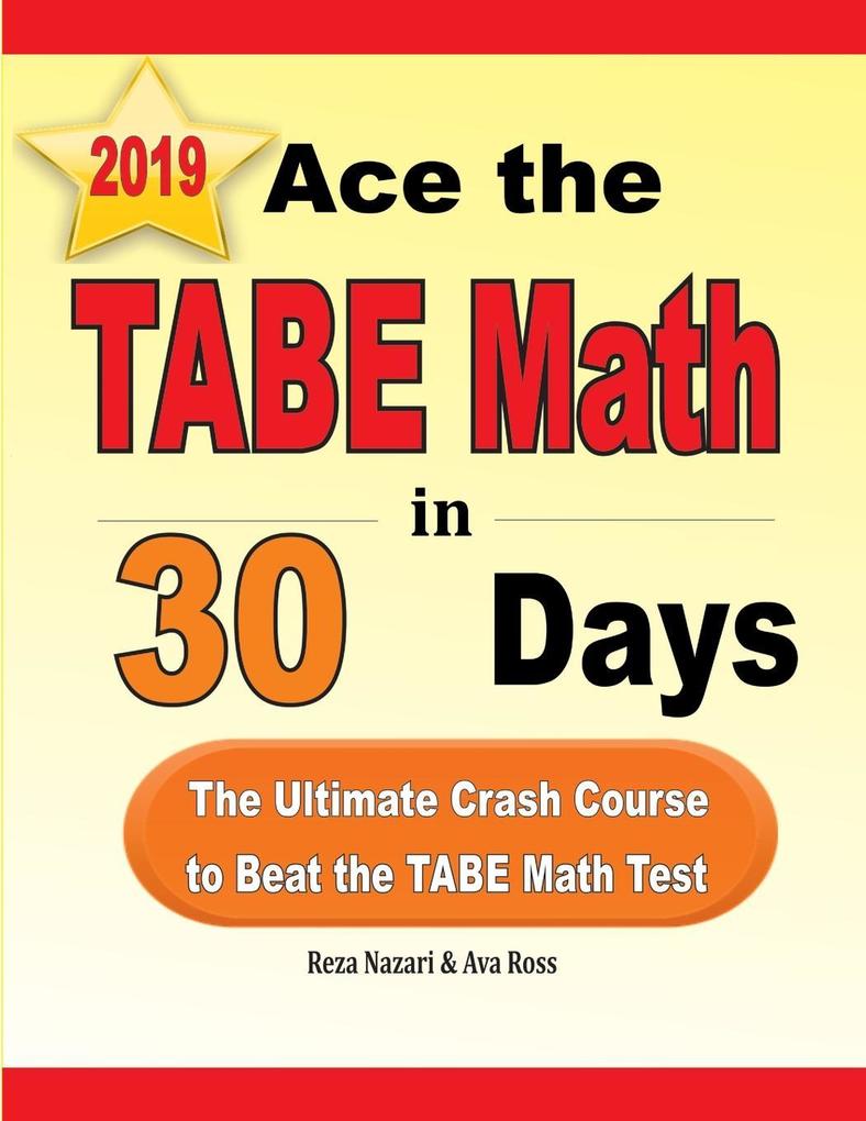 Ace the TABE Math in 30 Days