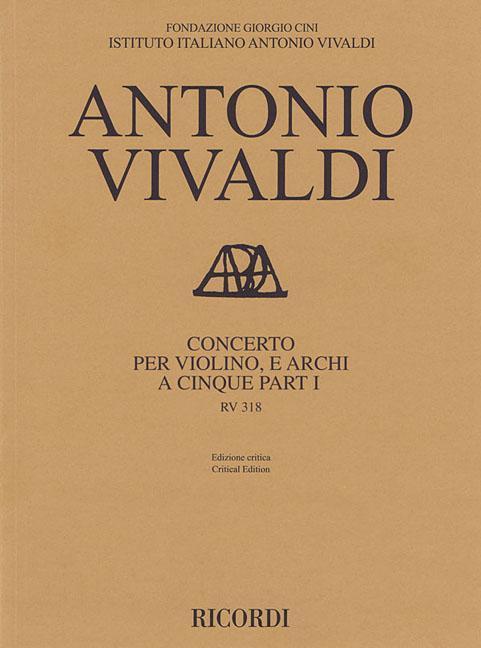 Concerto RV 813 for Violin and Strings in Five Parts