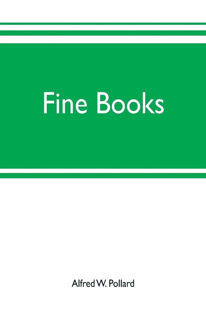 Fine books