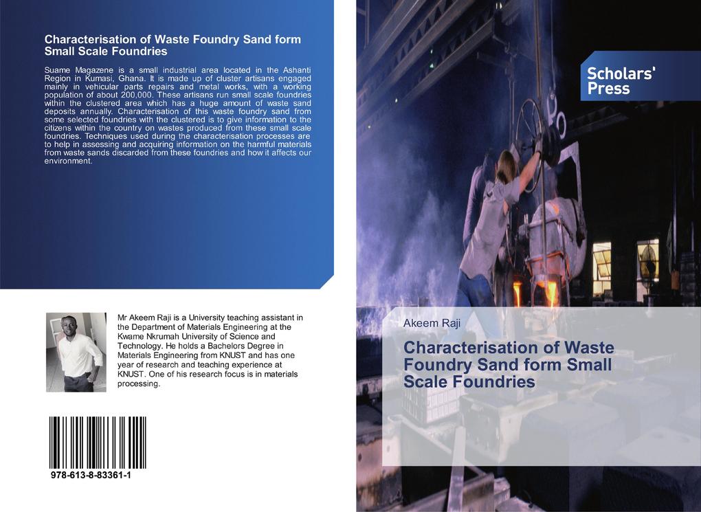 Characterisation of Waste Foundry Sand form Small Scale Foundries