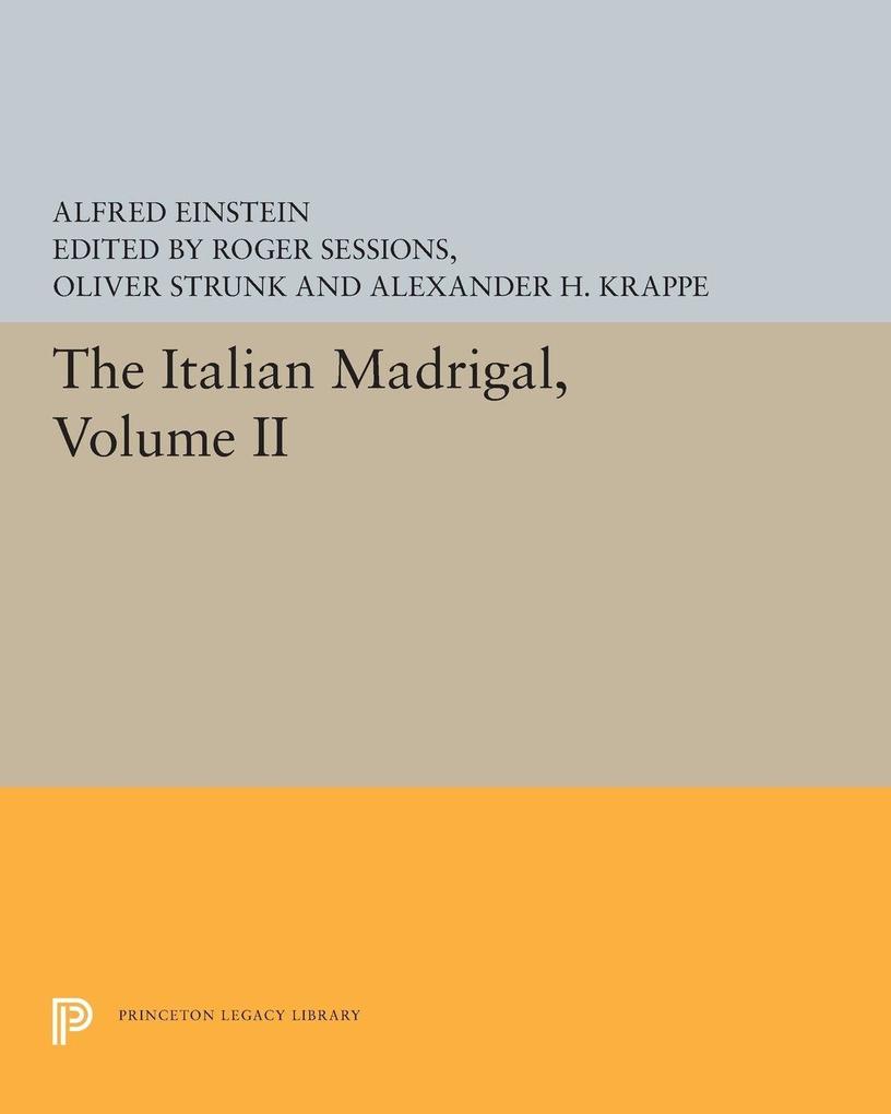 The Italian Madrigal