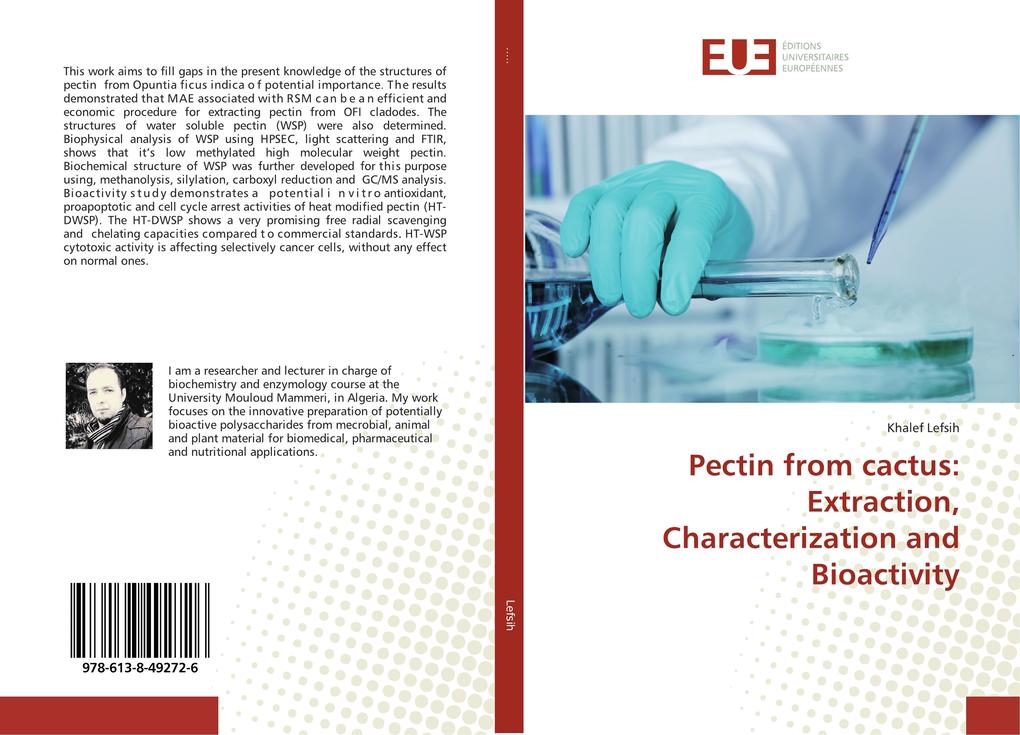 Pectin from cactus: Extraction Characterization and Bioactivity