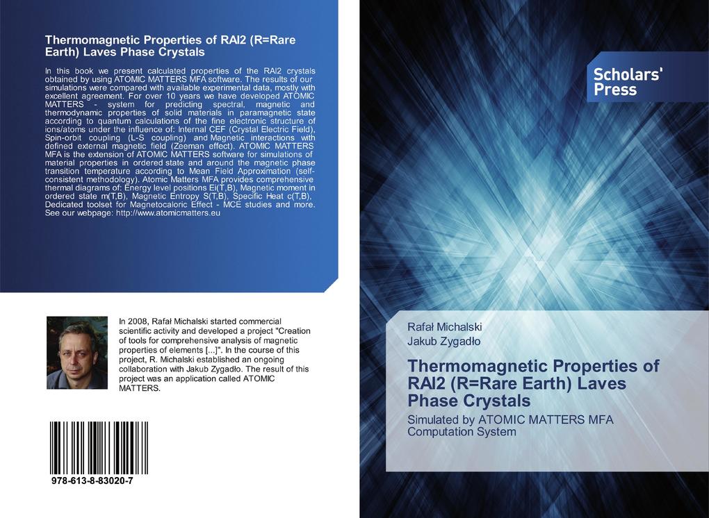 Thermomagnetic Properties of RAl2 (R=Rare Earth) Laves Phase Crystals