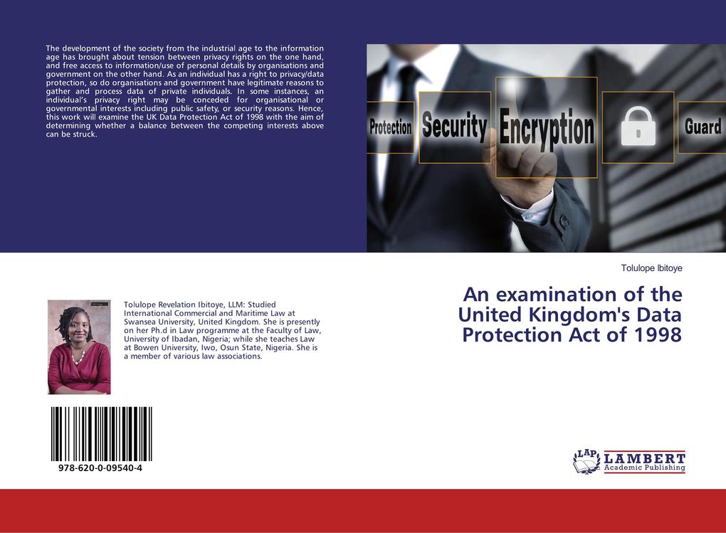 An examination of the United Kingdom‘s Data Protection Act of 1998