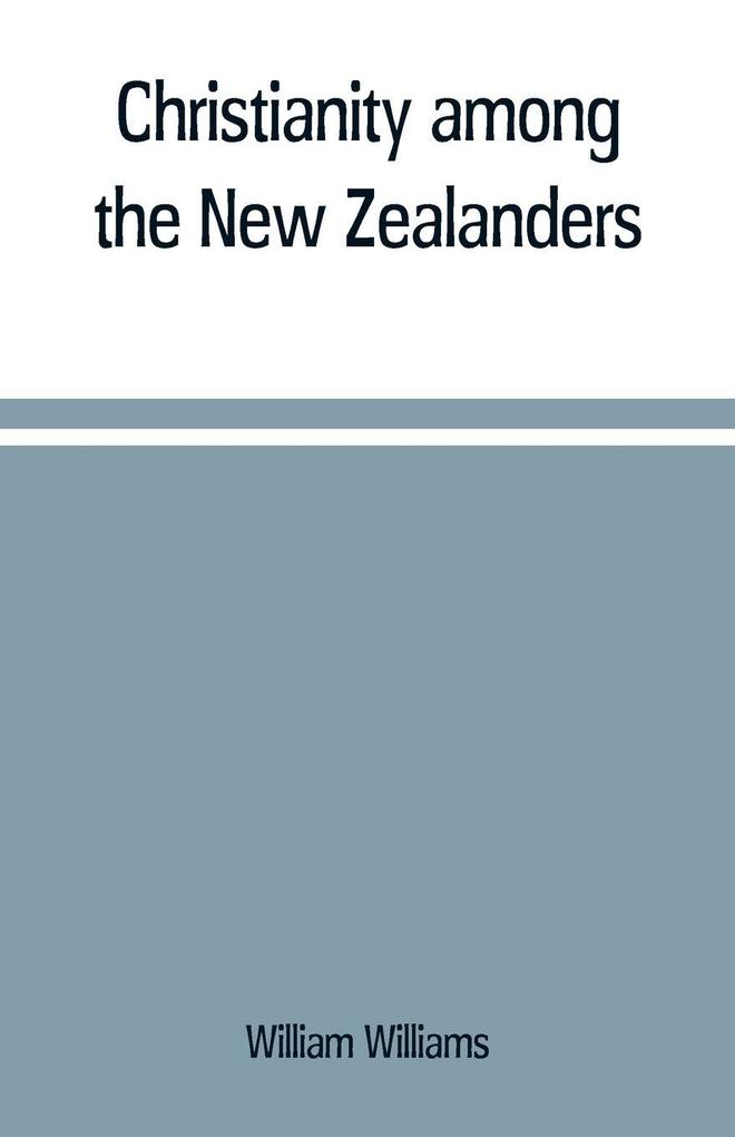 Christianity among the New Zealanders