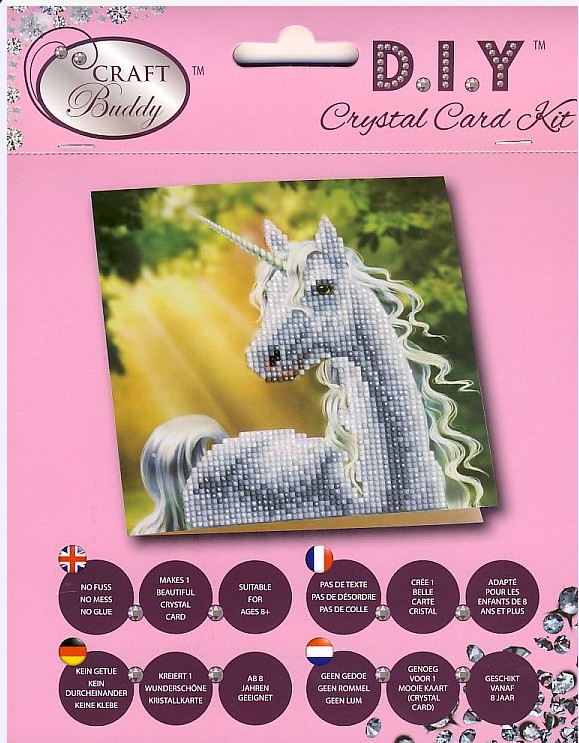 Craft Buddy CCK-A2 - Sunshine Unicorn 18x18cm Crystal Art Card Diamond Painting