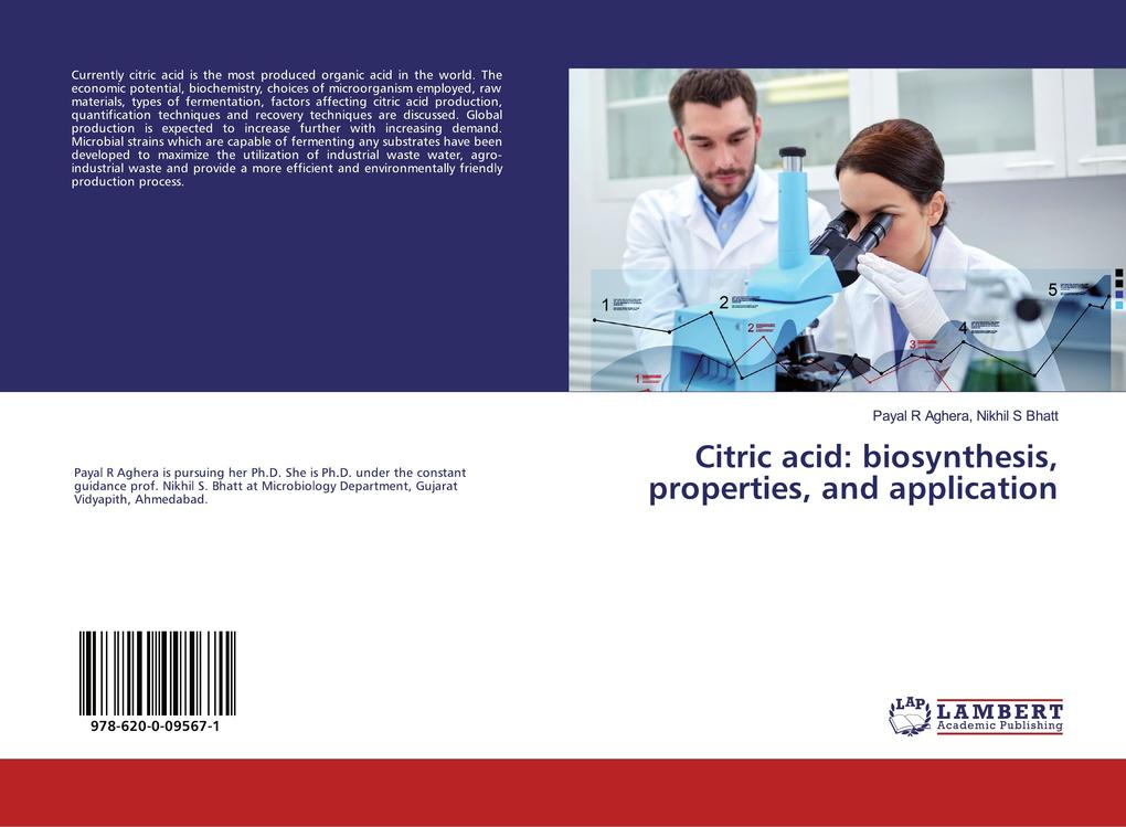 Citric acid: biosynthesis properties and application