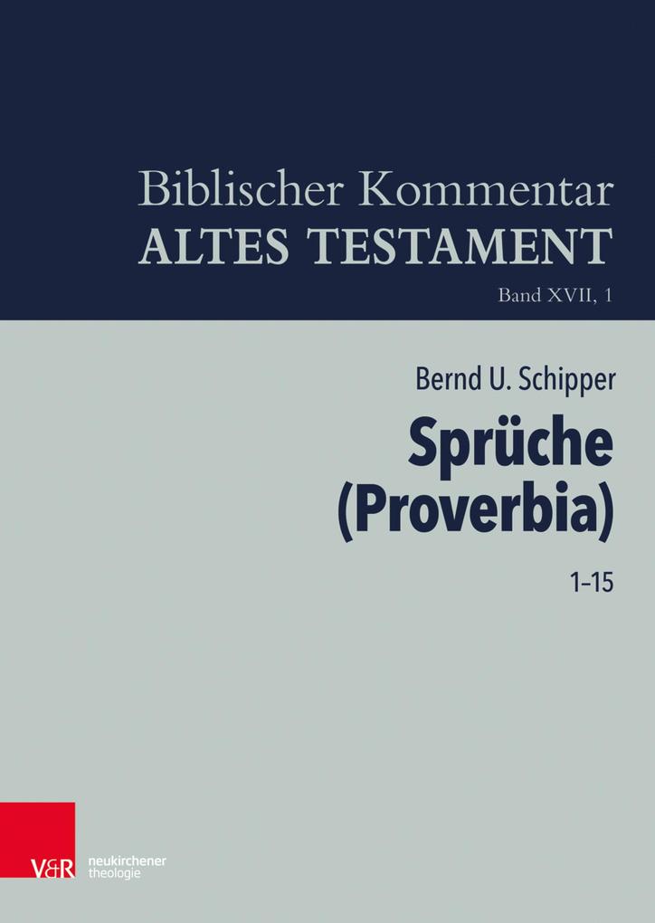 Sprüche (Proverbia) - Bernd U. Schipper