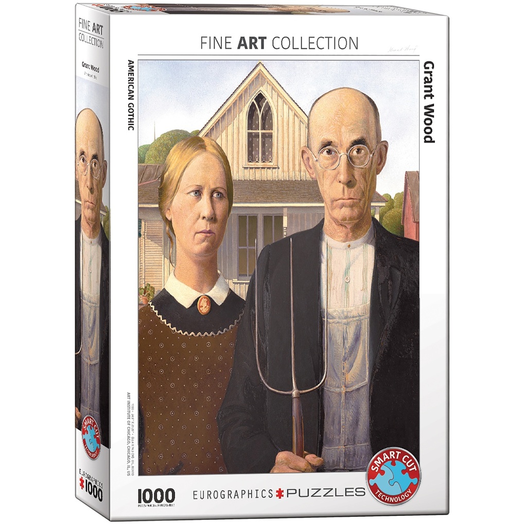 Eurographics 6000-5479 - American Gothic von Grant Wood Puzzle 1.000 Teile