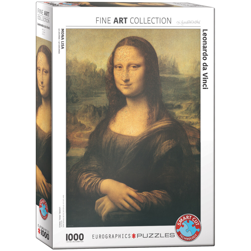 Eurographics 6000-1203 - Mona Lisa von Leonardo da Vinci Puzzle 1.000 Teile