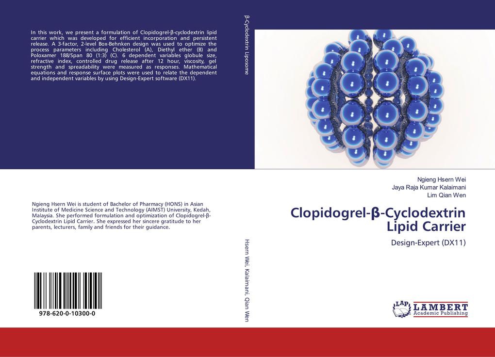 Clopidogrel--Cyclodextrin Lipid Carrier