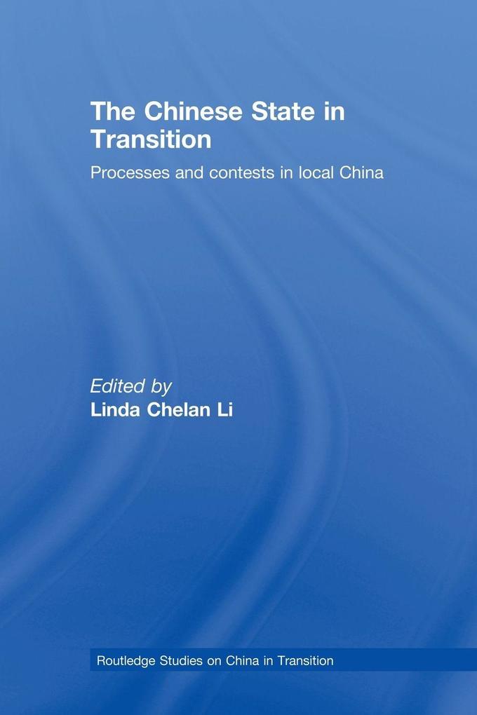 The Chinese State in Transition