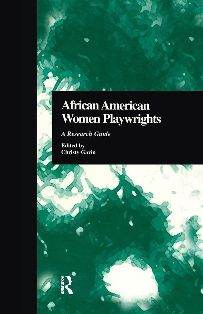 African American Women Playwrights