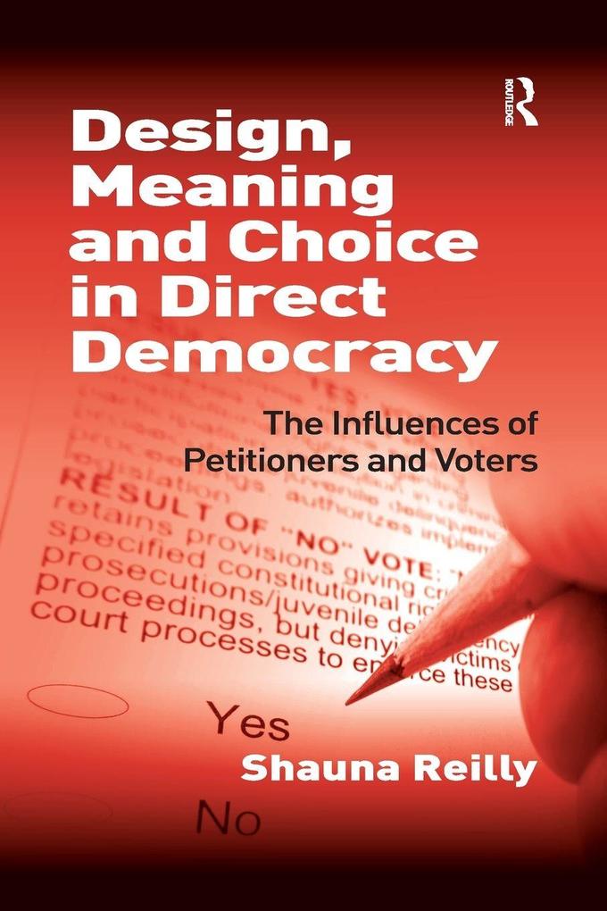 Design Meaning and Choice in Direct Democracy