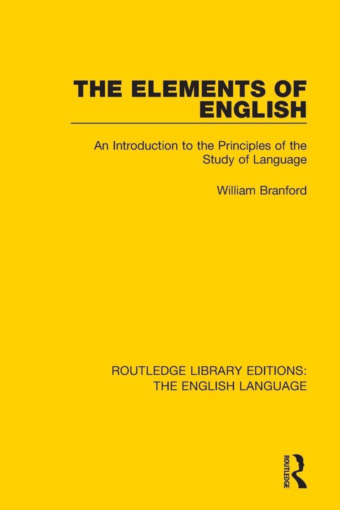 The Elements of English