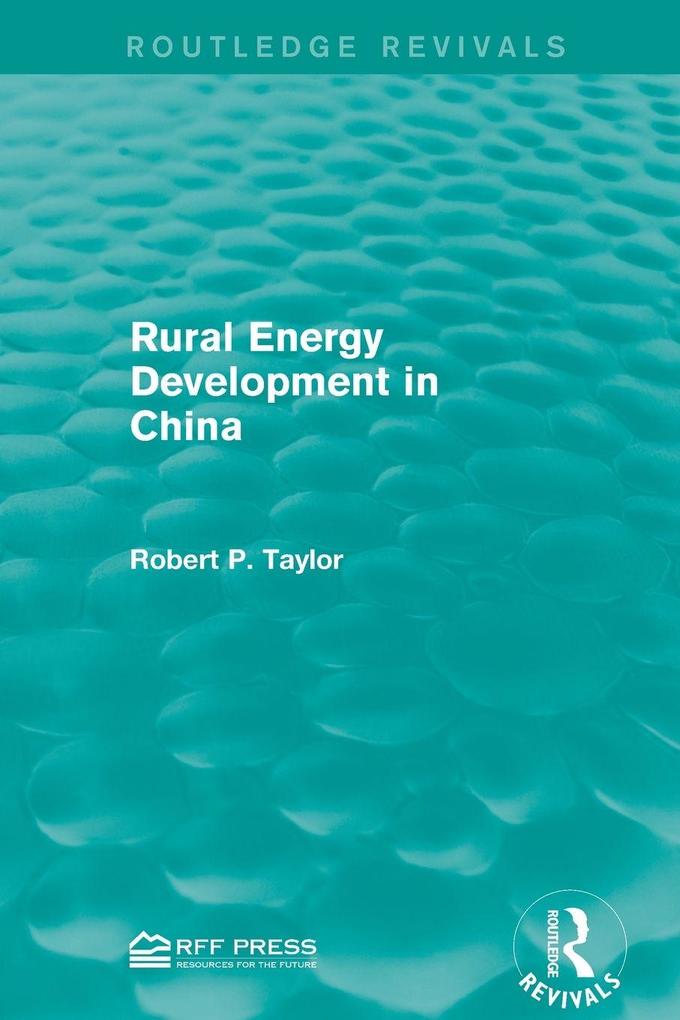 Rural Energy Development in China