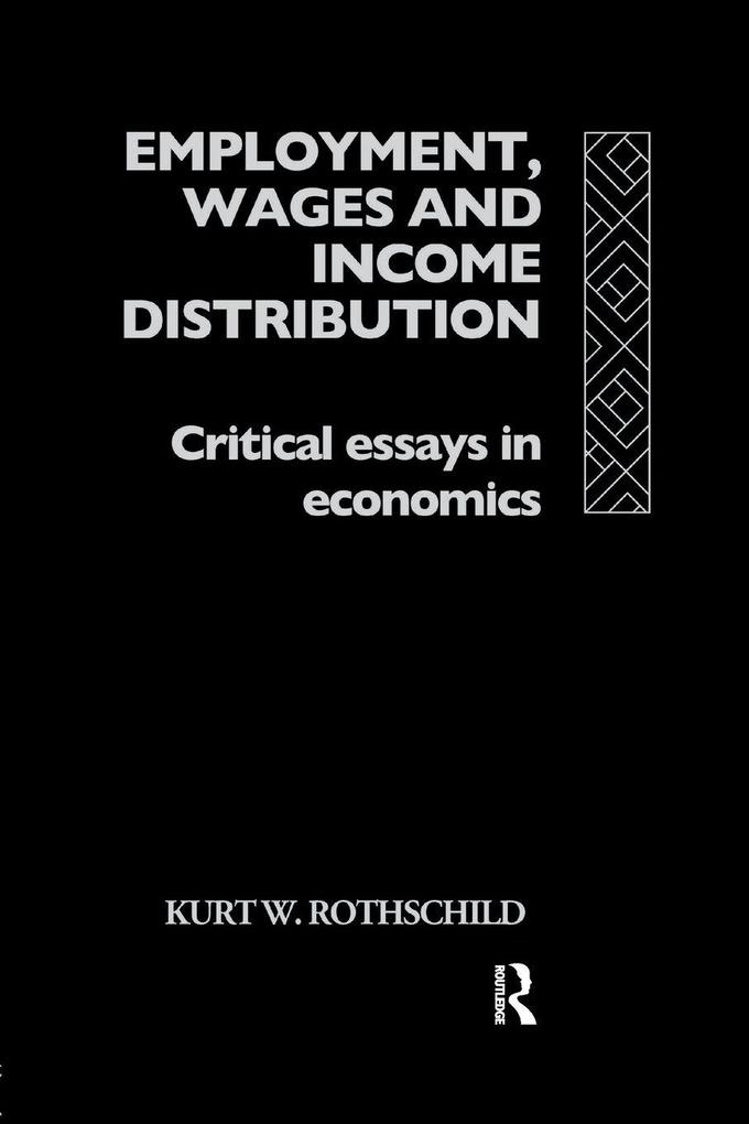 Employment Wages and Income Distribution